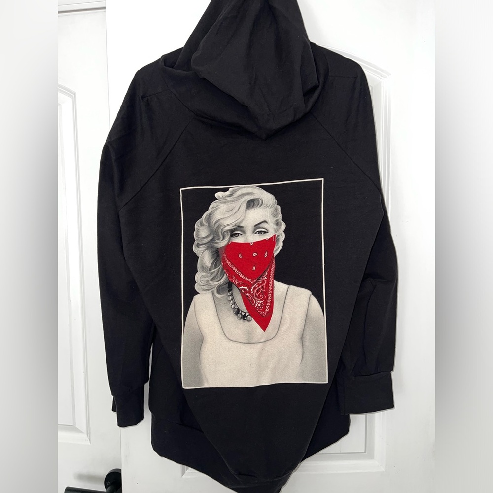 Black Marilyn Monroe Hoodie